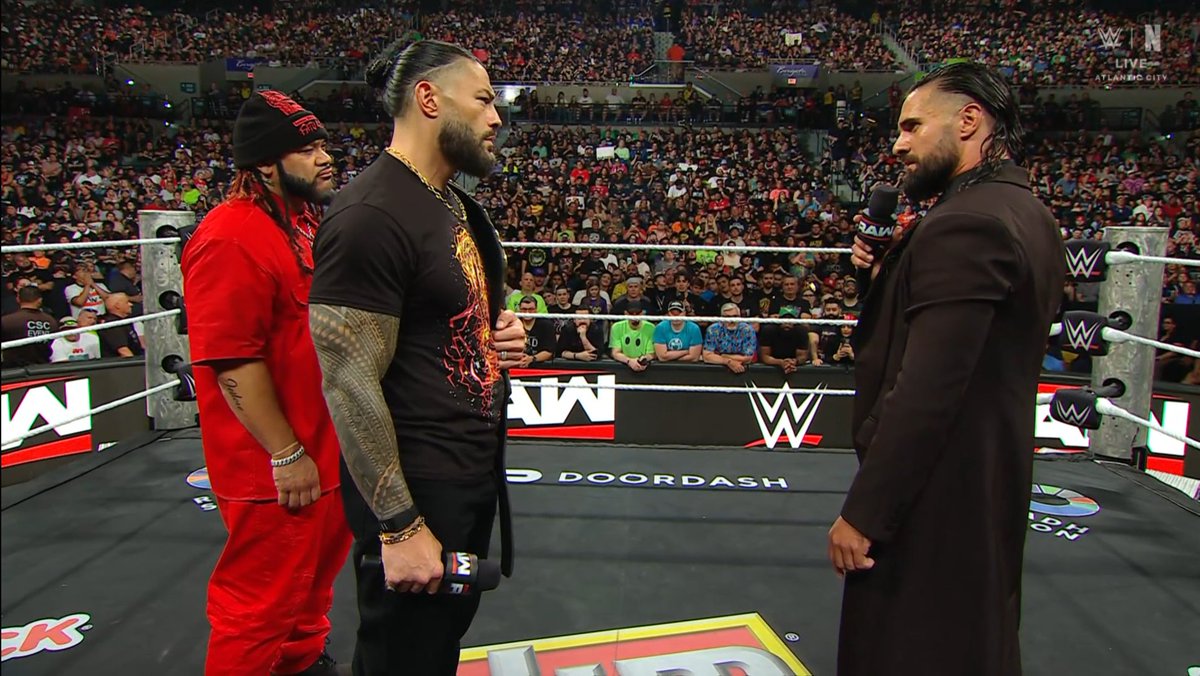 TribalMegastar's tweet photo. "14 years you and I have been tied together from this moment all the way back to the formation of The Shield. And you are in possession of a title that belongs to me. And yes my brother, it is time to collect."

SETH ROLLINS WANTS THE WORLD TITLE 👀

#WWERaw https://t.co/1Rdr3GMrzW