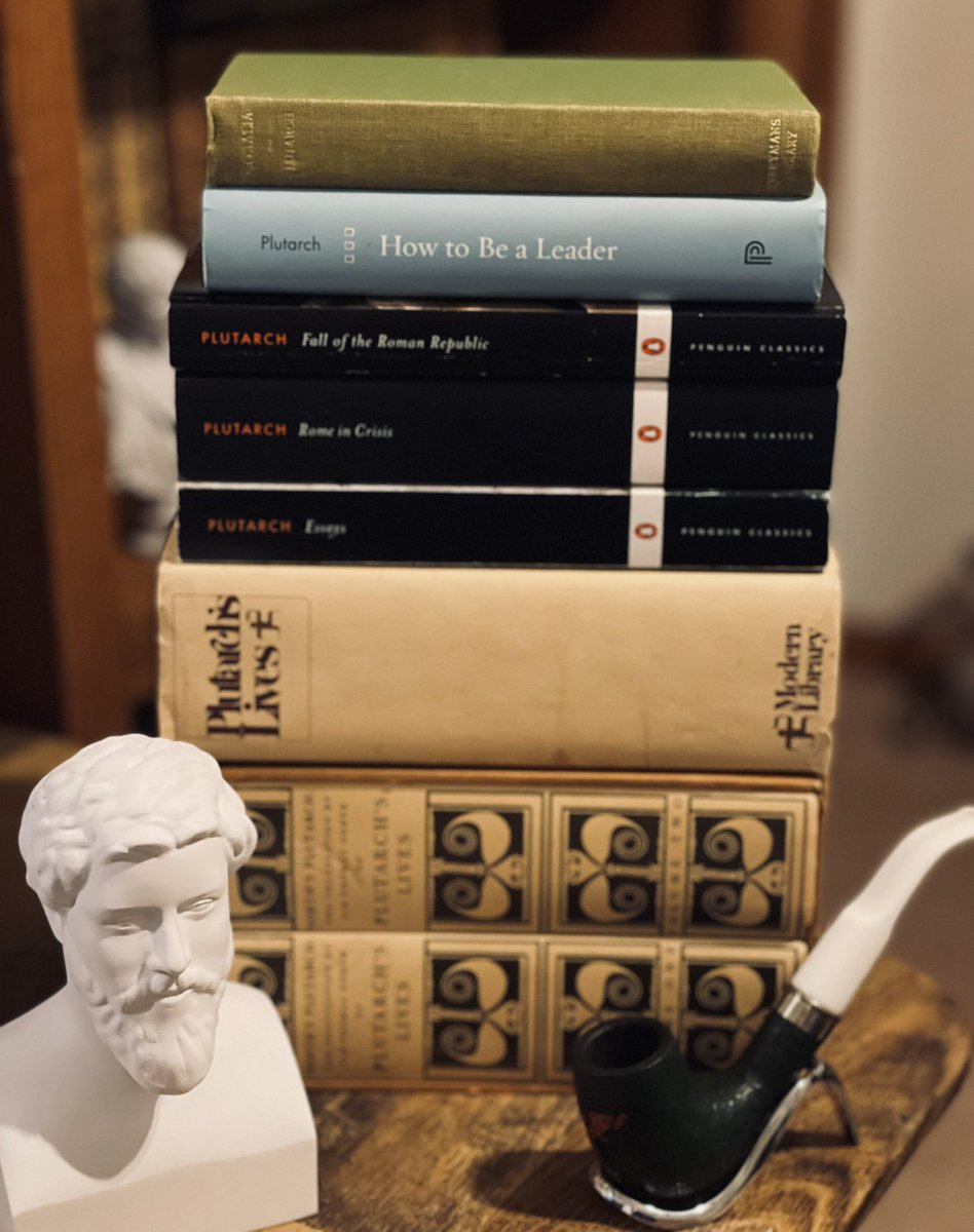 mcgillmd921's tweet photo. Don’t stop with Lives.

Plutarch’s Moralia is filled with brilliant essays on virtue, leadership, friendship, education, and the human condition.

If you’ve only read Lives, you’re missing an entire side of one of antiquity’s greatest minds. https://t.co/JWYAddKQCe