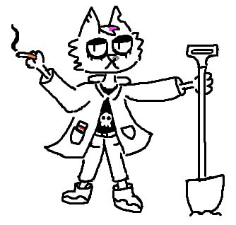 Ruslan340301's tweet photo. Подумал, что если бы кот-эмо был гробовщиком...
I thought that if an emo cat was an undertaker...
#art #furryㅤㅤㅤ https://t.co/9EgU075ZUT
