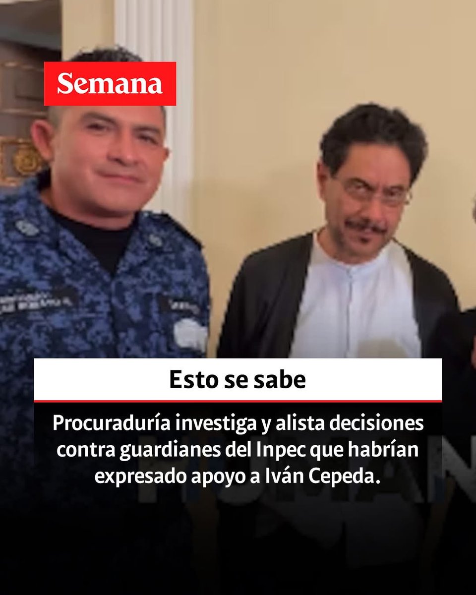 JotaPeHernandez's tweet photo. Presidente @ABDELAESPRIELLA este sindicalista zurdo tiene un proceso abierto en procuraduría por participación indebida en política.

Robayo, portando uniforme del INPEC fue al congreso a entregárse a Cepeda.

Este supuesto defensor del INPEC sin duda alguna debe ser investigado! https://t.co/oC6n0O8Me7
