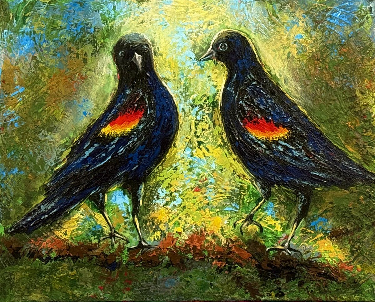 PlasticColors's tweet photo. Acrylics on canvas. 16x20”.  
#painting #acrylicpainting #originalart #loveart #design https://t.co/GVp5kt3eJs