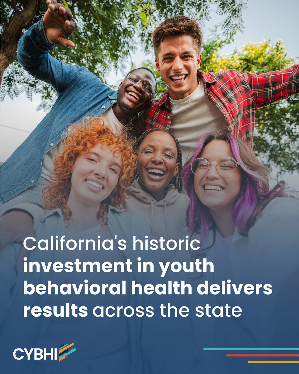 Cal_HHS's tweet photo. Findings across multiple reports including the new CYBHI Legacy Report, Advancing Behavioral Health: From Moment to Movement, highlight the impact of the CYBHI on children, youth, & families statewide
🔗to all reports https://t.co/sVuaGjtN2B #FromMomentToMovement #CYBHI https://t.co/i4FZeh3rnj