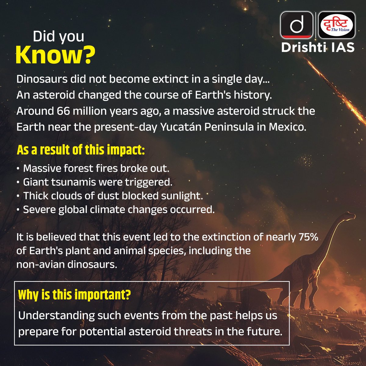 drishtiiaseng's tweet photo. Space is not just a world of mysteries; it is also closely connected to the safety and protection of our planet.
#InternationalAsteroidDay #AsteroidDay #SpaceScience #PlanetaryDefense #Astronomy #NASA #UNOOSA #ScienceAwareness #SpaceExploration #DrishtiIAS #DrishtiIASEnglish https://t.co/yO88iTfmAc