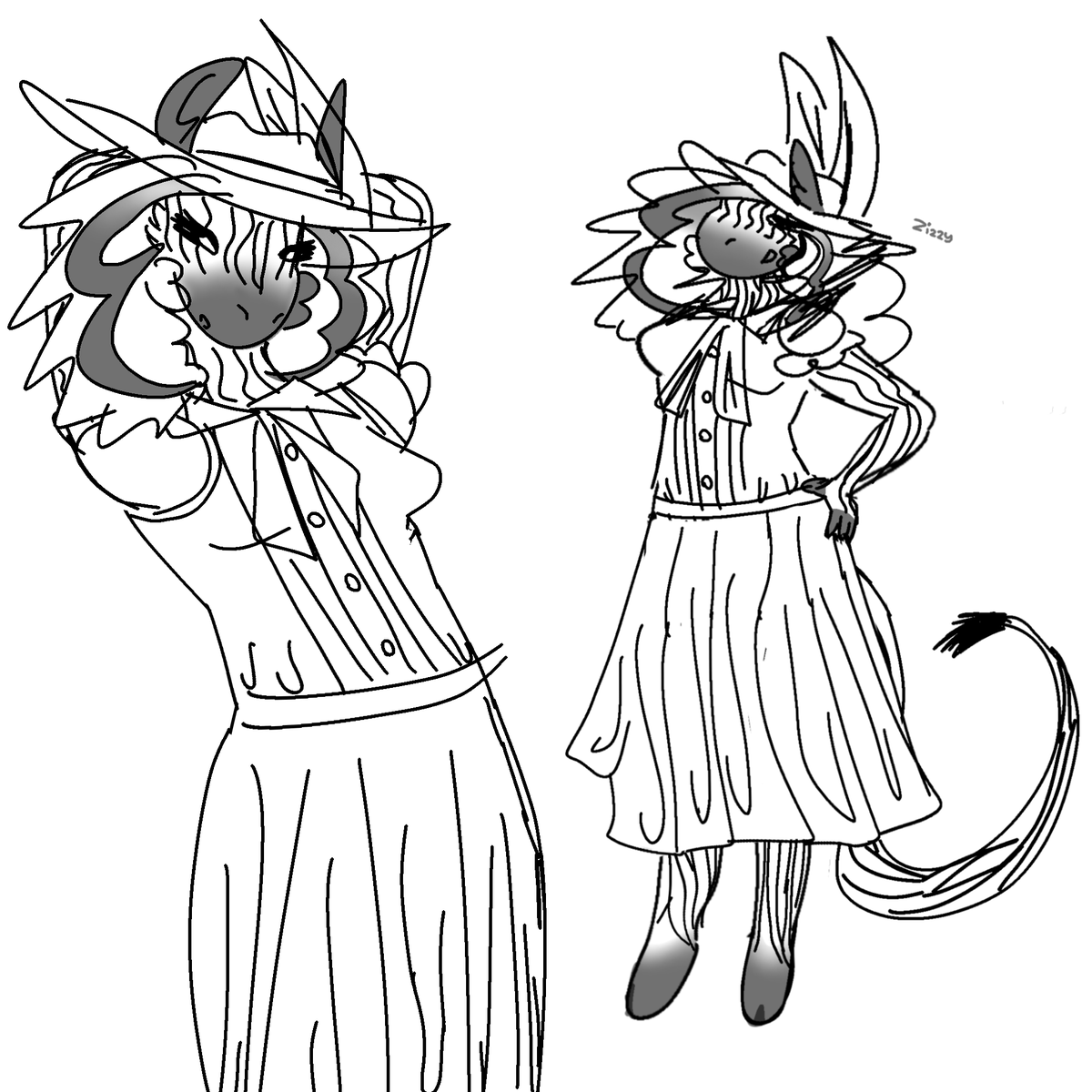 celesqtiz_'s tweet photo. have Zizzy ok 💜  shes so fun to draw https://t.co/E6Tno7ALie