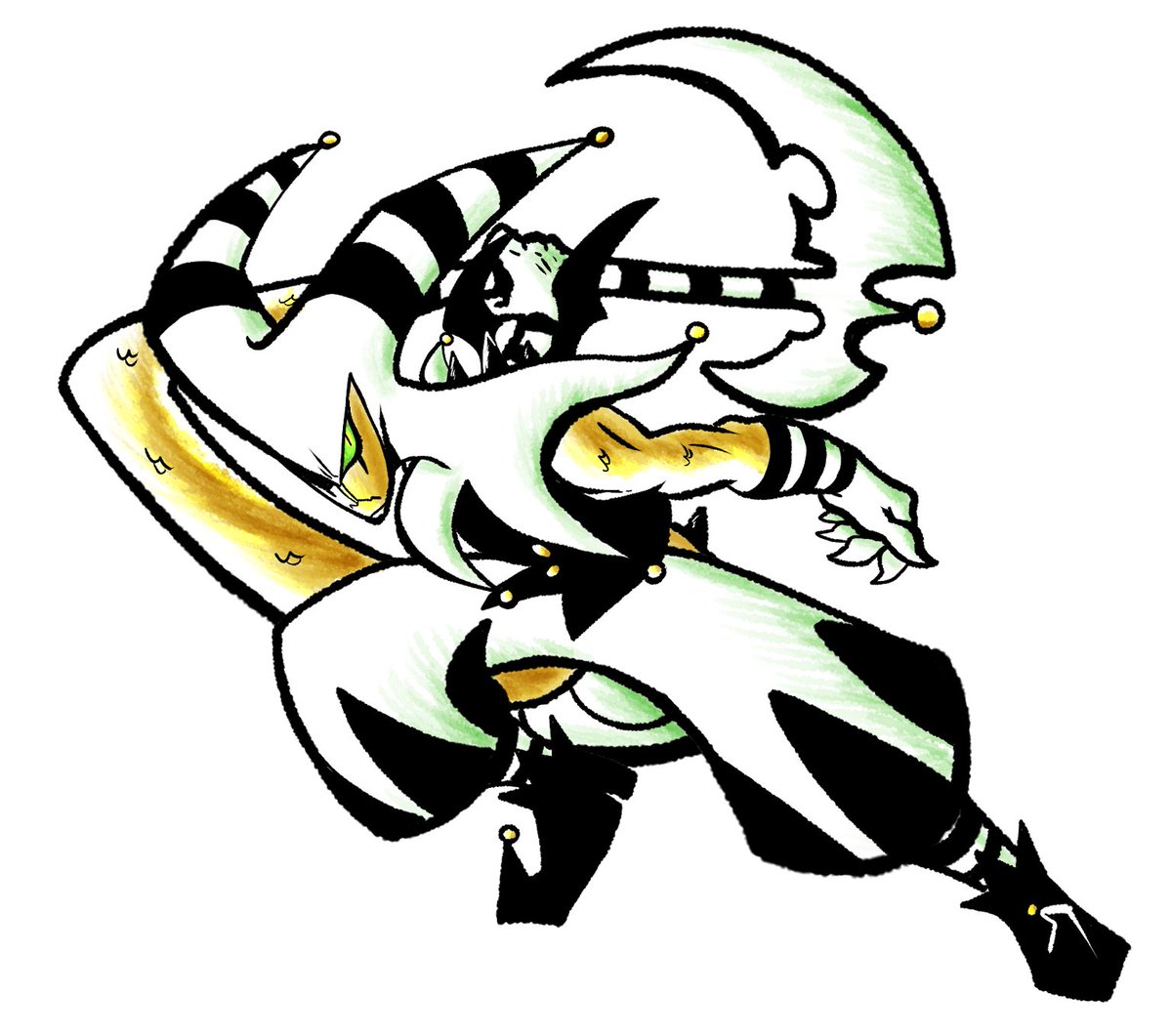 PurpleLizardMan's tweet photo. And to wrap up my little Bones Hiatus
STICKERS!! These will be available soon!
PUNCH KING BONES COMIC IS BACK IN BUSINESS BABY!!!
#art #artists #oc #ocart #characterdesign #webcomic #comics #indiecomics #jester #skeleton #lion #knight https://t.co/H6EGWuaUuG