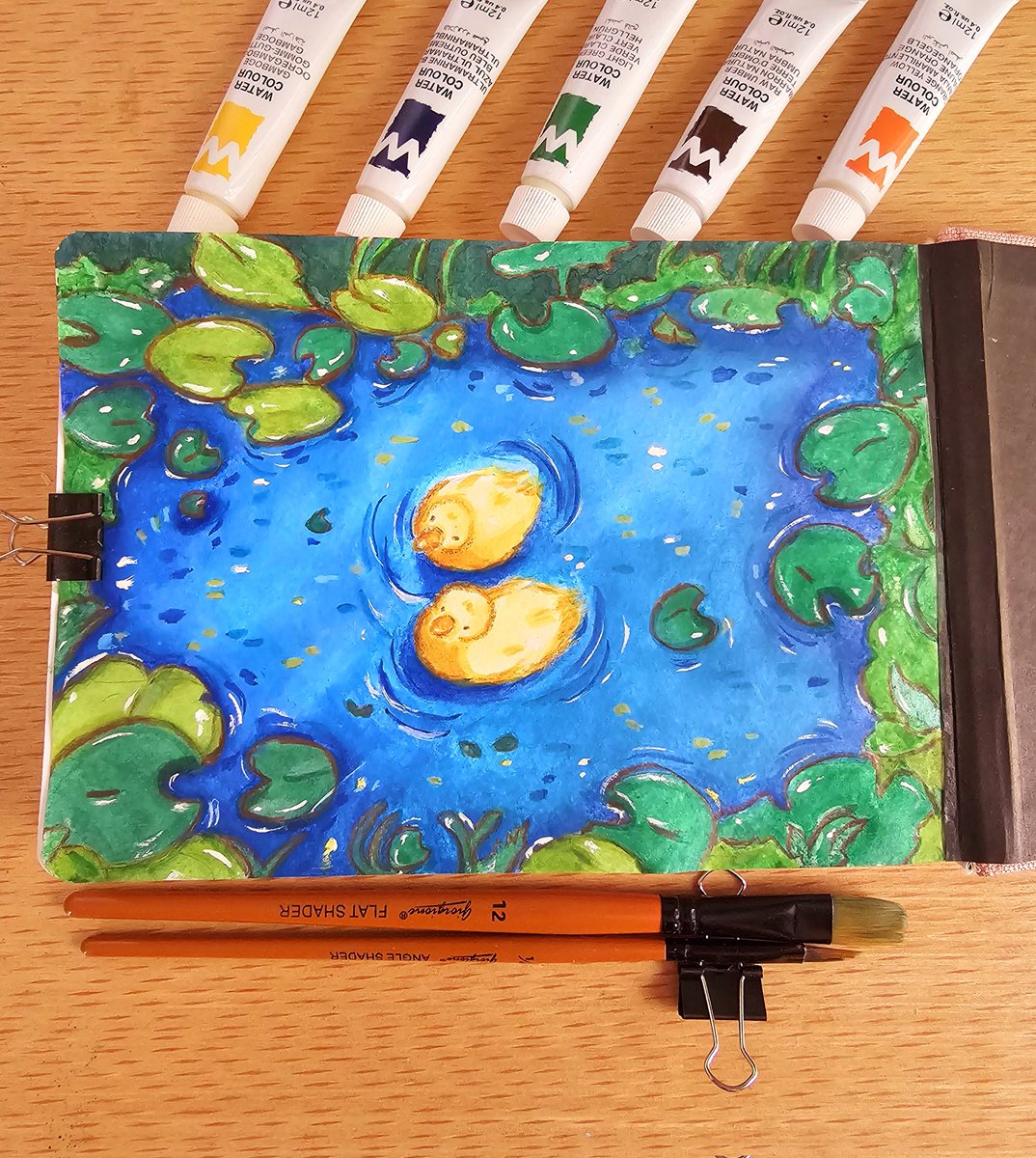 Loo_knight's tweet photo. 🐥🐥💛بطابيط
#watercolor https://t.co/QvYBBWAGmE