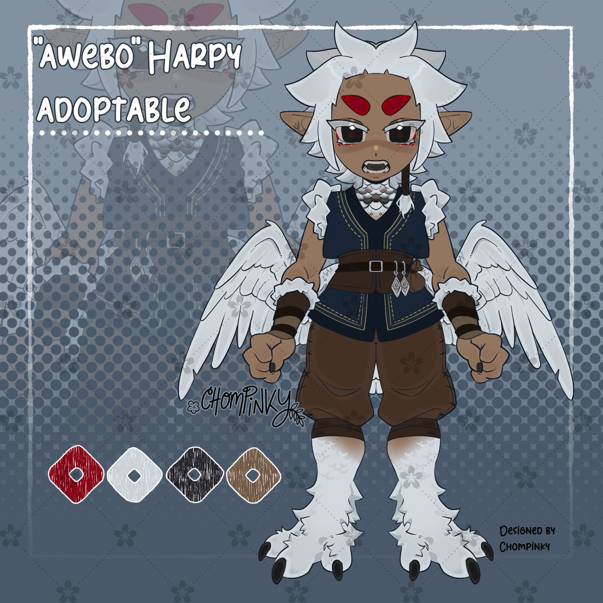chompinky_'s tweet photo. "Awebo" Harpy is still available over at my VGen! https://t.co/BbxESKHvo7