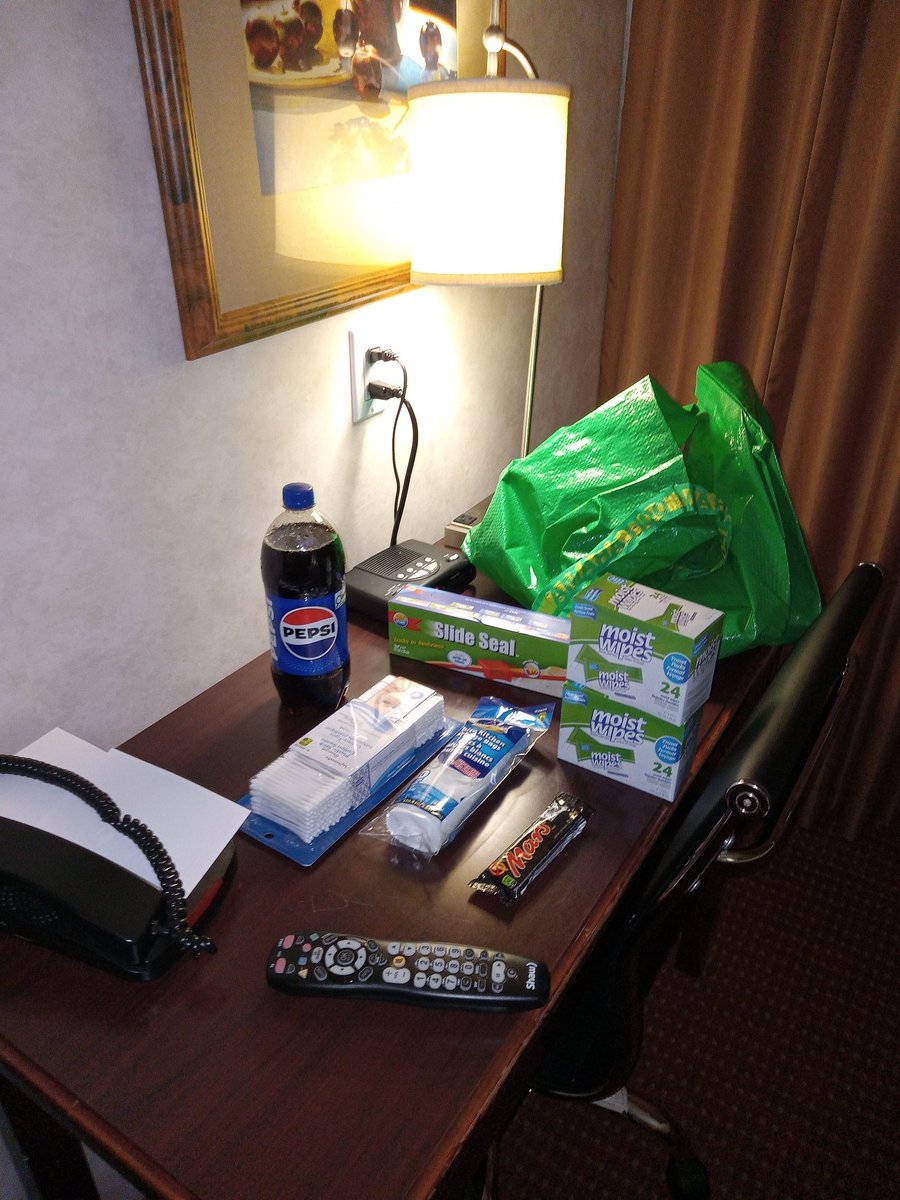 JOHNBROUMAS's tweet photo. Richmond BC Monday June 29 2026 my Hotel room today. McDonalds for lunch. OPA Souvlaki of Greece Chicken Souvlaki Platter Coke for dinner. Dairy Queen Sundae for dessert. Toronto Blue Jays baseball today. 🙂🍔🍟🥤🥗🥤🍨⚾ https://t.co/pBKbgHroDA