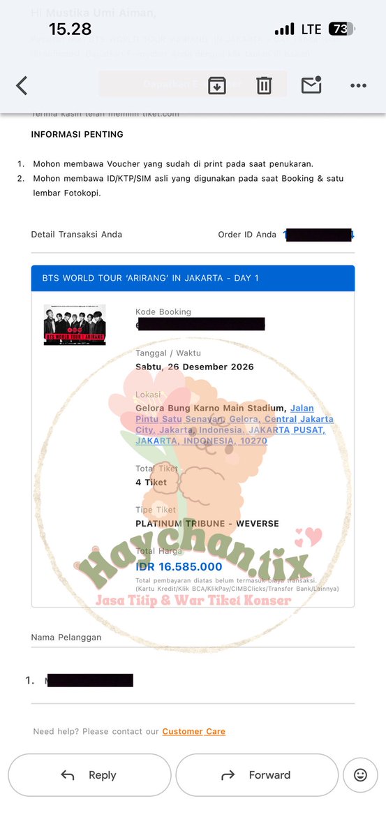 renjonana's tweet photo. Proof Jastip BTS Arirang Jakarta (1)

#TestiJastipHaychantix https://t.co/en6ZFhGYCJ