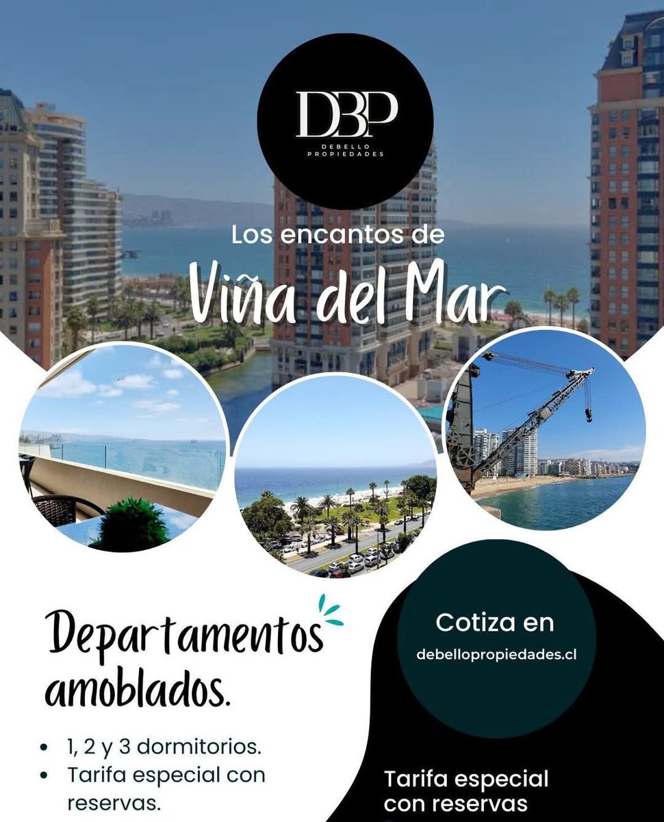 DeBello_Prop's tweet photo. 📍 Viña del Mar, Reñaca, Concón.

@DeBello_Prop - #RegióndeValparaíso. https://t.co/XZHPStQPPh