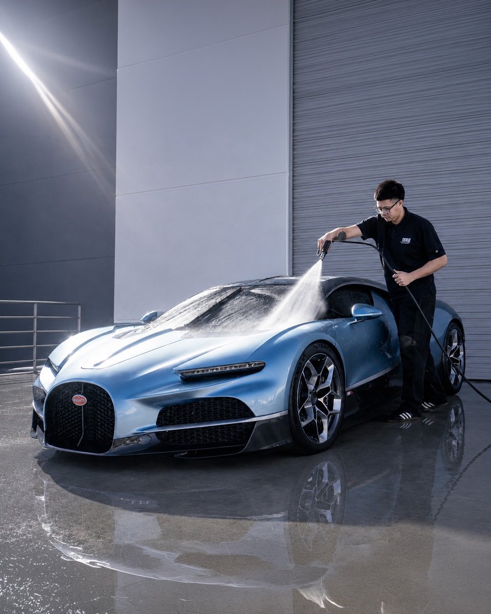duPontREGISTRY's tweet photo. Tier 1 Autohaus has completed one of the most exclusive paint protection projects in the automotive world, applying a full-body XPEL paint protection film to the world's first Bugatti Tourbillon. Commissioned directly by Bugatti, the launch-spec hypercar received a meticulous installation to preserve its flawless finish as it continues its global debut tour.

Before installation, the Tourbillon underwent an extensive decontamination and paint preparation process to ensure every surface was ready for XPEL Ultimate Plus, a virtually invisible paint protection film designed to defend against rock chips, road debris, and everyday wear. The hydrophobic film also carries a 10-year warranty against yellowing, peeling, and cracking, offering long-term protection for one of the world's most valuable new hypercars.

With its naturally aspirated 8.3-liter V16 hybrid powertrain producing 1,800 horsepower, the Bugatti Tourbillon represents the next chapter of Bugatti performance. Ensuring the very first example remains in pristine condition highlights the growing importance of advanced paint protection solutions as modern hypercars continue to be driven, displayed, and transported around the world.

Learn more: https://t.co/GOlwLaYwGu