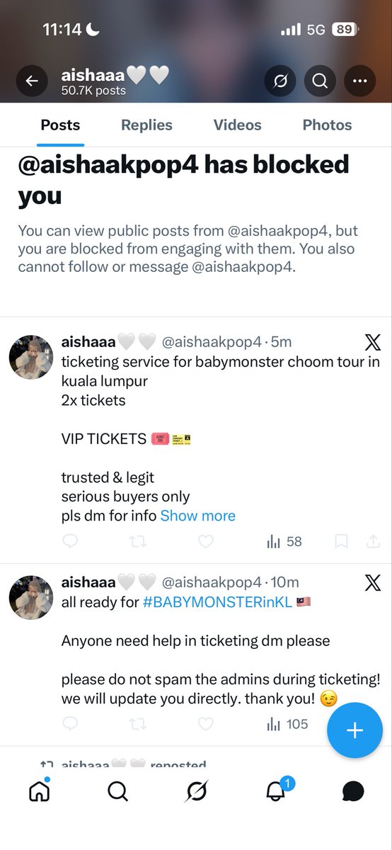 minttae_v's tweet photo. ⚠️ SCAM ALERT / BEWARE ⚠️

Please stay alert and do NOT engage with this account. They are using my personal information to run a scam!!! 

#BABYMONSTERinKL https://t.co/BRnjfpgx9n