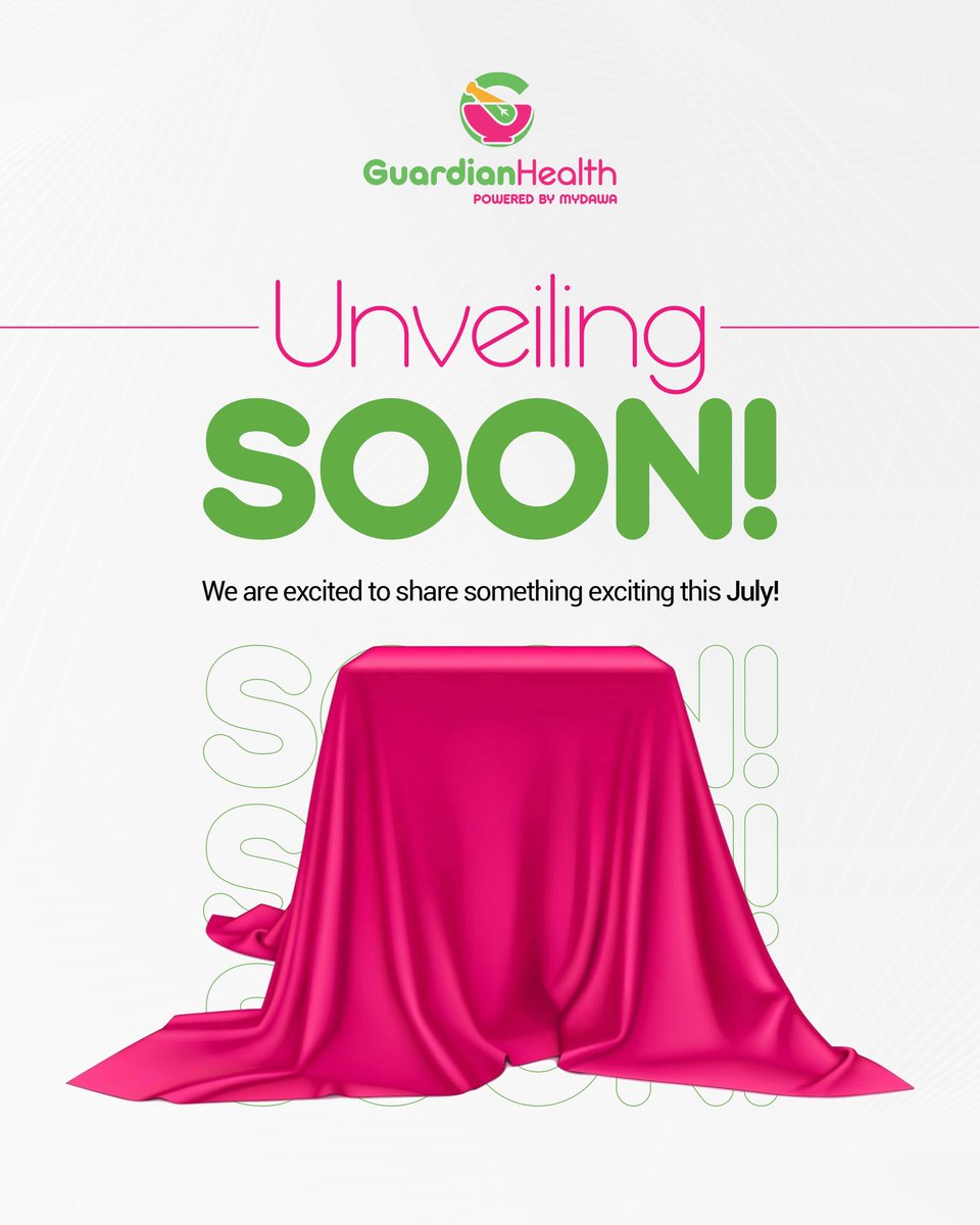 mydawaug's tweet photo. Keep your eyes open! 🤩🤩🤩🤩
We are about to announce something exciting! 🥳

#GuardianHealthPharmacy #WeDeliverCare https://t.co/7zJGwTndoJ