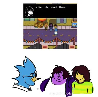Imguessingfunny's tweet photo. @aceofdarts68 Also Susie turning Berdly away instead of letting them go out. https://t.co/6BuMx0ikTs