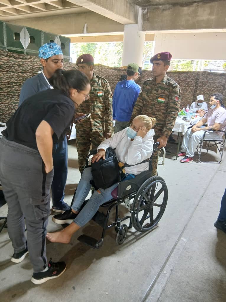 Defencetamil's tweet photo. வெனிசுவேலா நாட்டில் நமது வீரர்கள் பாதிக்கப்பட்ட மக்களுக்கு தொடர்ந்து உதவி வருகின்றனர்... https://t.co/mBxpOGff1T