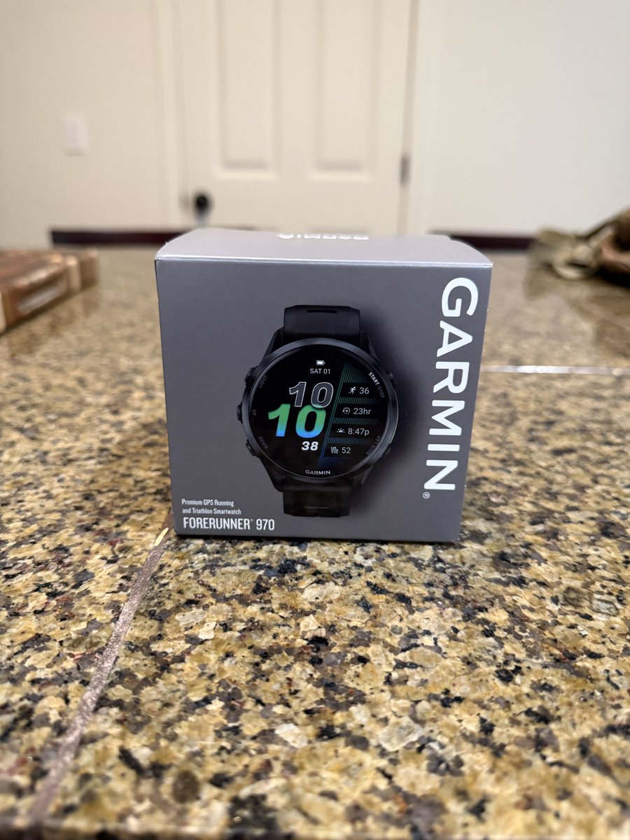 realNickCurry's tweet photo. New Garmin, who dis? ⌚️🔥
Finally joined the next generation. Time to put some miles on this thing and see what it’s really capable of. The run streak continues. 🏃♂️💨
#Garmin #Forerunner970 #GarminForerunner970 #RunningCommunity https://t.co/MCTcTCNv9A