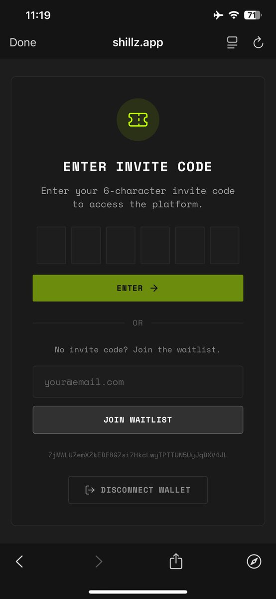 senvysol's tweet photo. @Shillz_Official @Schoen_xyz @blknoiz06 got any code? @Shillz_Official https://t.co/QMicOtfozc