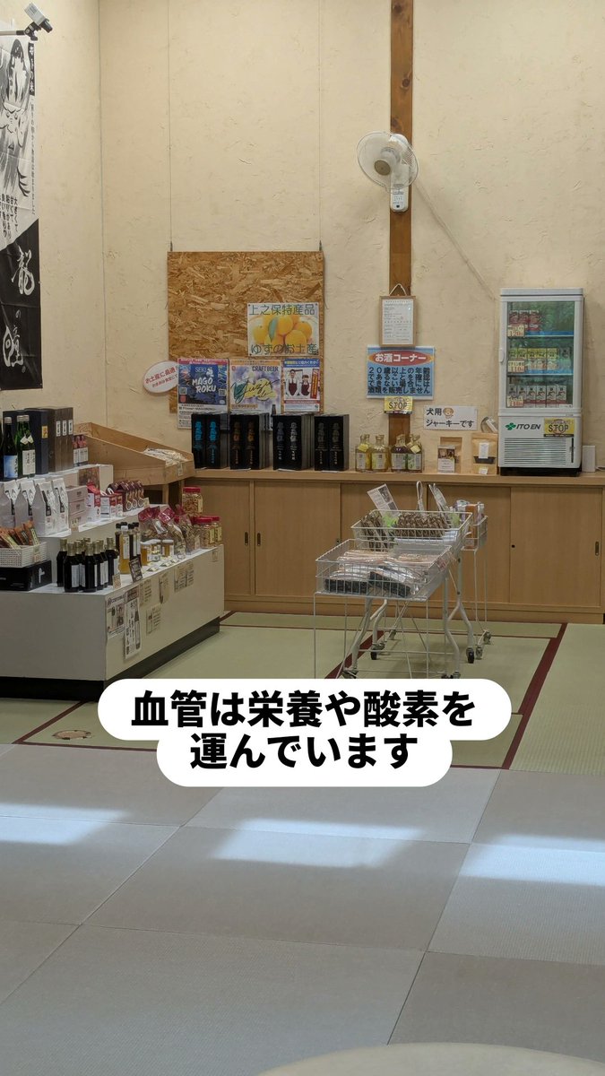peridotinazawa's tweet photo. かみほの湯に行って来ました
高速使わなくてもそんなに時間がかからないのに、人が少なくてゆっくり入れる日帰り温泉です
血管は栄養や酸素など身体に大切な物を運んでいます
身体がコリ固まると血流が悪くなり栄養や酸素が巡りにくくなります
元気でいる為にもコリはしっかりほぐして流しましょう https://t.co/LcpRUXw0zv