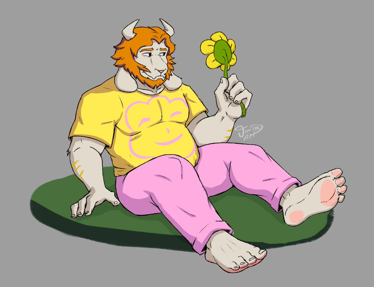 ElJovenJovs's tweet photo. Flower man #deltalune #deltarune5 #asgore https://t.co/1CtBA2SVLQ