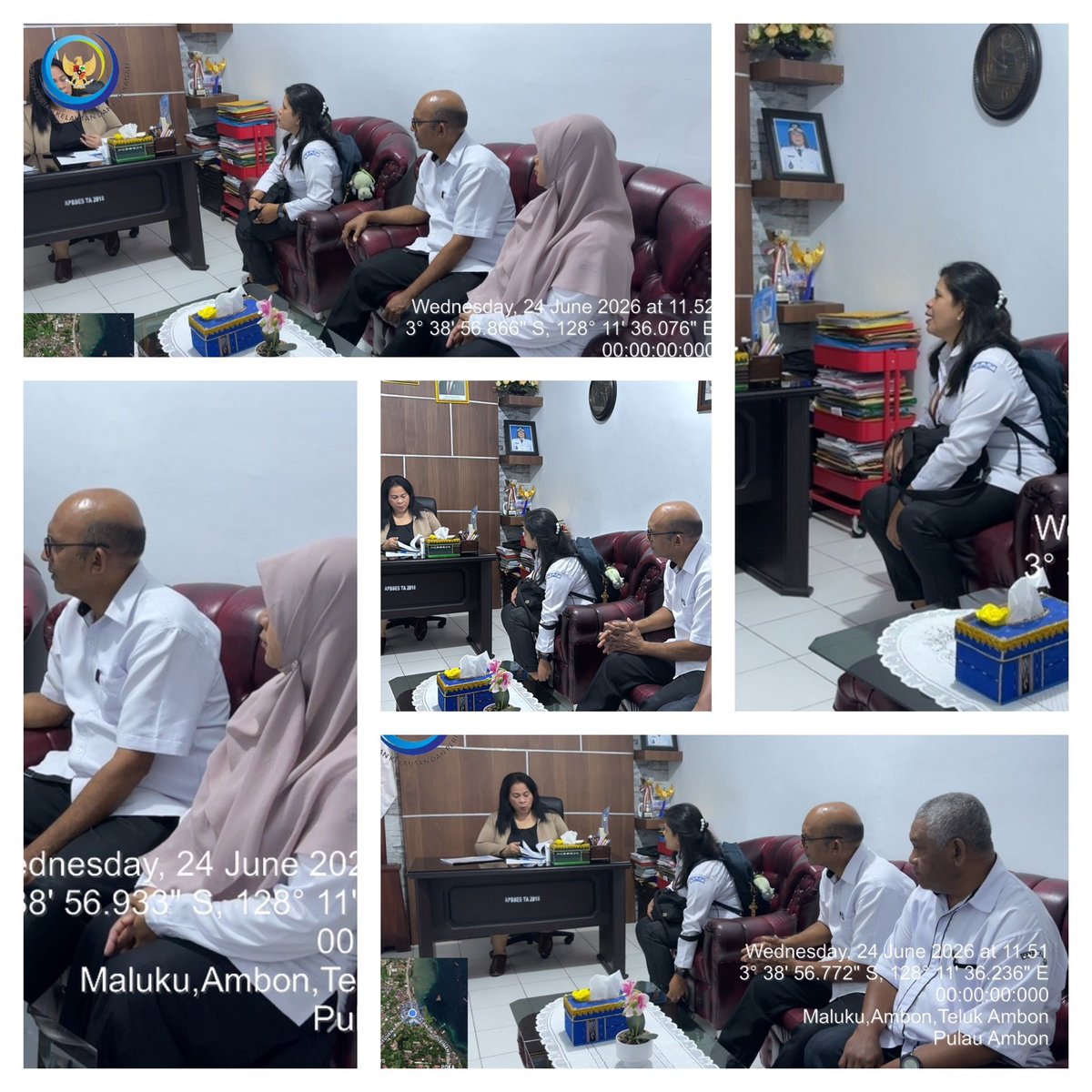 AnethLouhenape2's tweet photo. Rabu (24/06/2026)Agnetha Louhenapessy, Luhkan Kota Ambon, Koorsinasi ke kepala desa poka terkait pengajuan Proposal Bantuan Kelompok penagkapan di Desa Poka
#GiatLuhkanSatminkalAmbon
@bppsdm_bp3ambon
@bppsdm_pusluhkp
@bppsdm_kp https://t.co/h6Cp7LTdhy