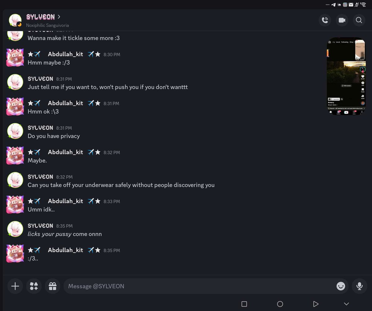 kayakingwtf's tweet photo. He also groomed my friend who is a 14 year old. And was roleplaying with him despite knowing his age. https://t.co/CGyjqskSs8