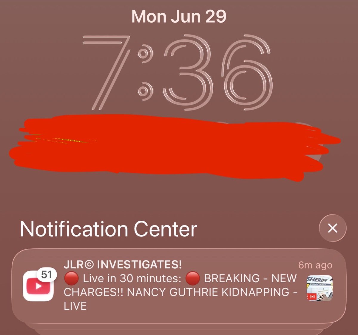 bennett_mary's tweet photo. @bcri7423 @JLRINVESTIGATES This would be at approximately 8 PM central standard time that he will be going live. https://t.co/fc9DmkHAy2