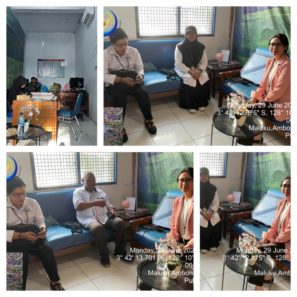 AnethLouhenape2's tweet photo. Senin (29/06/2026)Agnetha Louhenapessy,Luhkan Kota Ambon,Koordinasi ke BRI terkait Fasilitasi Akses Modal Usaha melalui KUR BRI untuk pelaku usaha 
#GiatLuhkanSatminkalAmbon
@bppsdm_bp3ambon
@bppsdm_pusluhkp
@bppsdm_kp https://t.co/MsHDIuCET0