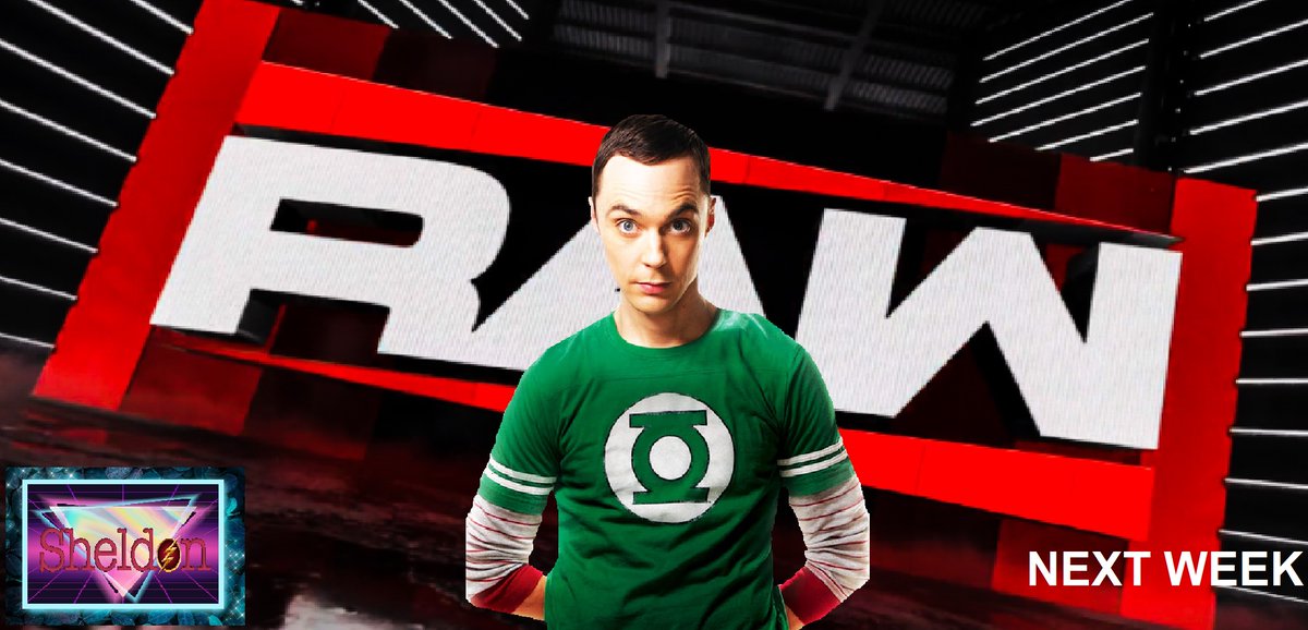 josh9180185266's tweet photo. #SheldonCooper hosts #WWERaw next week. https://t.co/f1KR2J8jm2