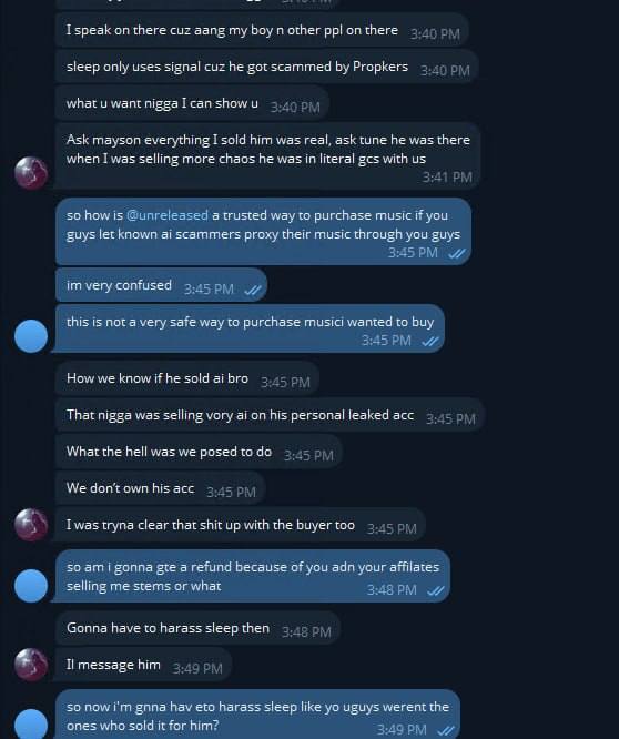 rawflame73's tweet photo. Gusto, Items, Terrance/Marcop, Barry/Melvin, Raahim, Sleep, Jamal, and other affiliates are all names being brought up because they are connected to the selling, proxying, or defending of suspicious files. 

Do not buy off them. DWC. Refused Refunds. https://t.co/POg0sXlAi8