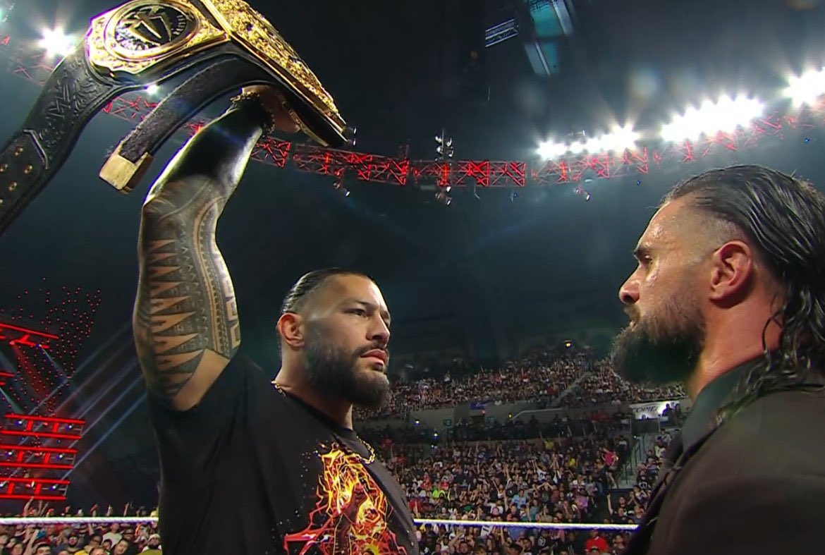 _RomansLegacy's tweet photo. “You’re right. I don’t want to beat you. I NEED to beat you. I need my entire family to witness me beating you. At SummerSlam, that’s exactly what I’m gonna do. I accept.” - Roman Reigns 

It’s time Roman!!! https://t.co/s46A8ZwQsW
