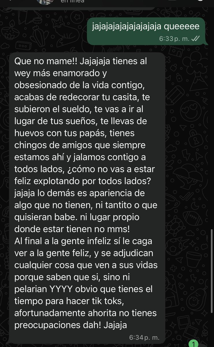 LezBarradas's tweet photo. ps si jajajaja enfóquense en lo suyo y órenle alch 🥱 https://t.co/QAKc2nE6jq