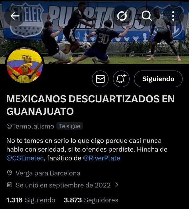 dFsosa's tweet photo. cuenta de respaldo https://t.co/88xlVy0qix
