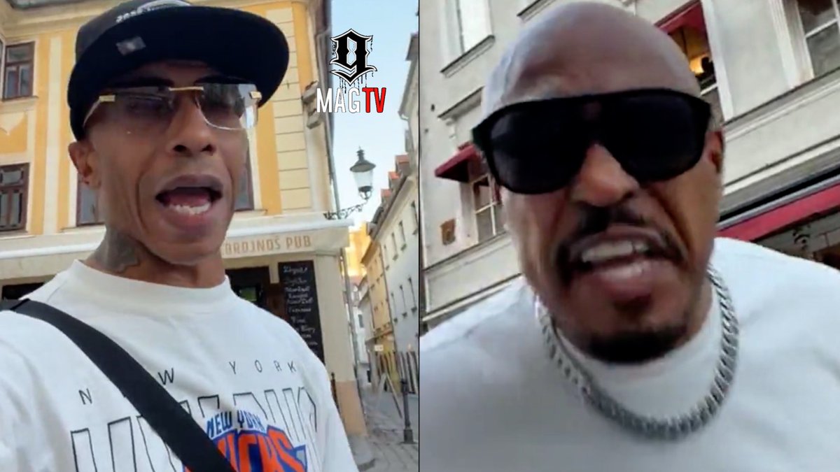 SEE VIDEO HERE: https://t.co/o0bNw45QTt "Kick Yo Azz" Onyx Fredro Starr & Sticky  Fingaz Walk The Streets Of Europe On Demon Time! 😈 #fredrostarr  #stickyfingaz #onyx
