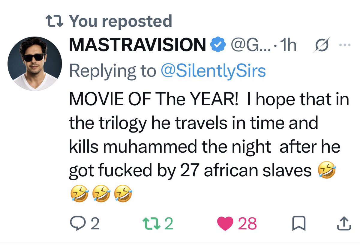 MScarn_TLM's tweet photo. @A7mad_Cody @SilentlySirs I love watching muslim pedophiles get killed. I can’t wait for the sequel. https://t.co/mClQQbPBK0