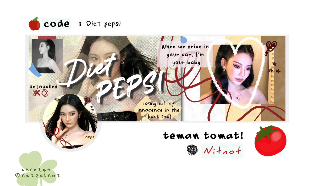 natzelnot's tweet photo. help repost? kamsaa ☘️

Hai hai hallo, layout ready stock wonhee, carmen, iroha dan juga ningning sudah tersedia 🍅 mari diangkut! #bealanja

🌟 sudah free untuk retext 
🌟 jika ingin request sudah bisa 
langsung dm nitnot dan untuk price check alt yaw/ 🍀 https://t.co/AbfpZ1erWy