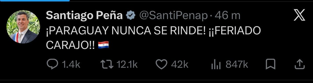 AlertaNews24's tweet photo. 🇩🇪1(3)⚽️1(4)🇵🇾 | AHORA - MUNDIAL 2026: El presidente Peña anuncia feriado para este martes tras victoria de Paraguay contra Alemania y la clasificación a octavos de final. https://t.co/3M6gQKdIGd