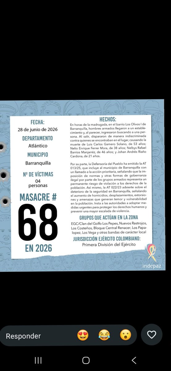 RafaNietoLoaiza's tweet photo. ¡68 masacres en menos de seis meses en estw dizque gobierno de la vida"

Y Petro paseando en Italia. Le sacó jugo al presupuesto nacional hasta el último momento. Sin vergüenza, sin pudor https://t.co/NKAX90GJzS