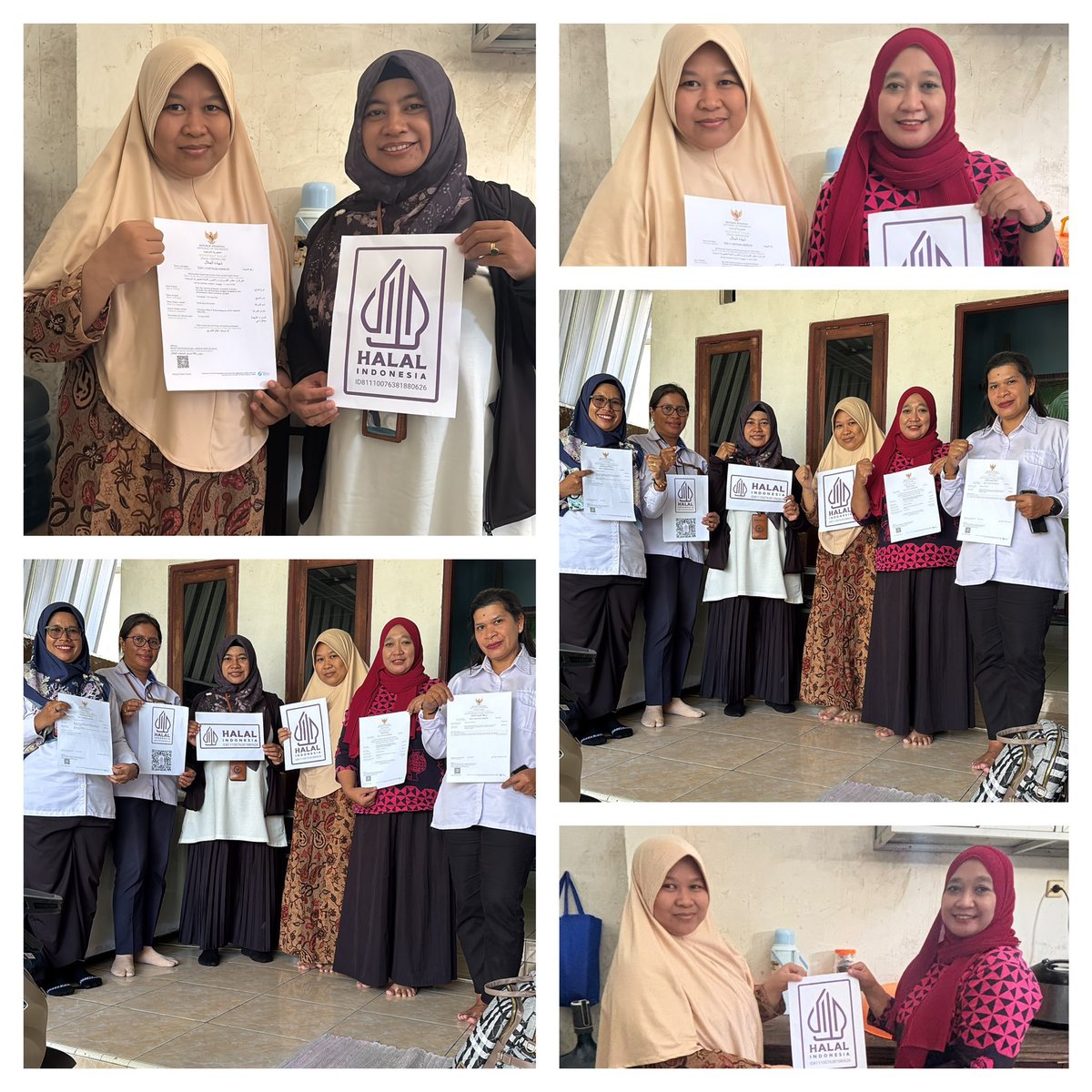 AnethLouhenape2's tweet photo. Kamis (18/06/2026)Agnetha Louhenapessy,Luhkan Kota Ambon, Fasilitasi Perizinan Berusaha,Penyerahan Sertifikat Halal kepada Poklahsar O’Vinara, Produk Baso Ikan Tuna. Juni 2026.
#GiatLuhkanSatminkalAmbon
@bppsdm_bp3ambon
@bppsdm_pusluhkp
@bppsdm_kp https://t.co/ATWlgnTkSZ