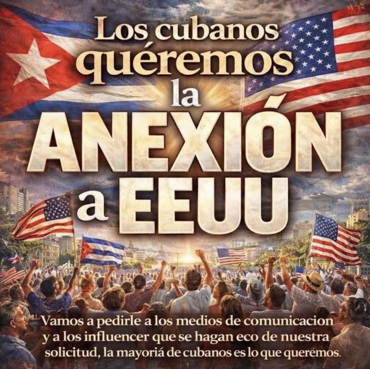 german85libre's tweet photo. @KatiBaez22 Esto es lo que hay que pedir Cuba estado 52 https://t.co/qe3xsZc96Z