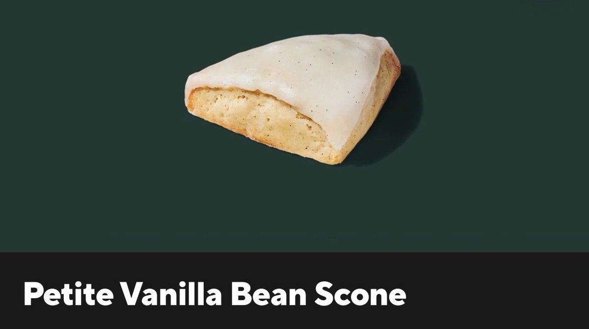 mooncheesies's tweet photo. @thrluv i ordered one of these from starbucks for $2.75 and they weren’t lying about it being petite. it was one bite. 😂 fucking unreal. https://t.co/5A0rdItU2D