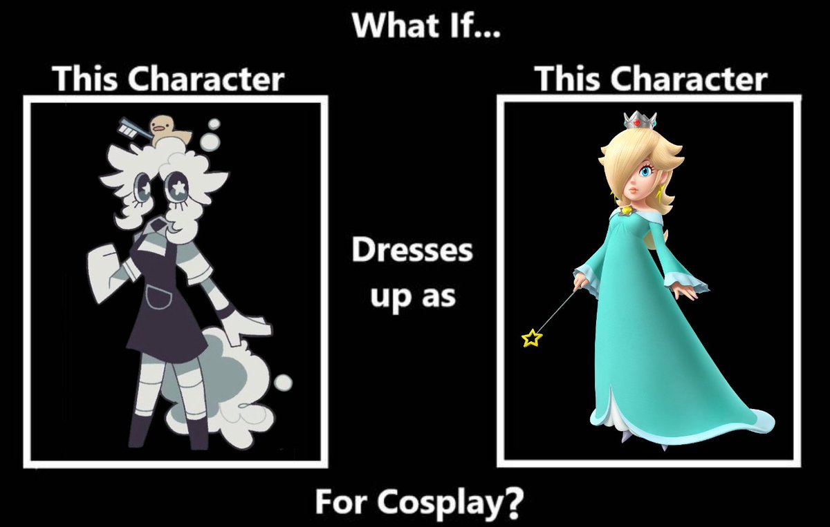 kimorahsmith679's tweet photo. What if Bubble dresses up as Princess Rosalina for Cosplay?
#nintendo #mario #supermario #princessrosalina #rosalina #fundamentalpapereducation #fpe #fpeverse #bubble #fpebubble #bubblefpe #meme #memes #crossover #crossovers #crossoverau #dressup #dressingup #cosplay https://t.co/EmmQ58lnMB