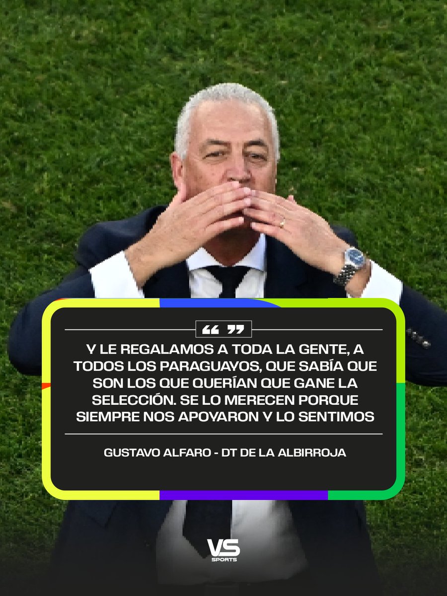 SomosVsSports's tweet photo. #VsSportsSomos26 | LA DEDICATORIA DEL "CAZADOR"

Gustavo Alfaro dedicó a la gente la gran victoria de la Albirroja, que ELIMINÓ A ALEMANIA DE LA COPA DEL MUNDO.

#Albirroja 

#Mundial2026 https://t.co/hplB1vMmLE