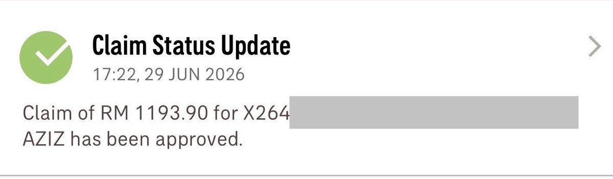 amirinsofri's tweet photo. Morning! Sebelum closing hari ni, settle client nak update kad baru, dan alhamdulillah, dialisis claim approved macam biasa 🤲🏻😊 https://t.co/oJ6oovGKEf