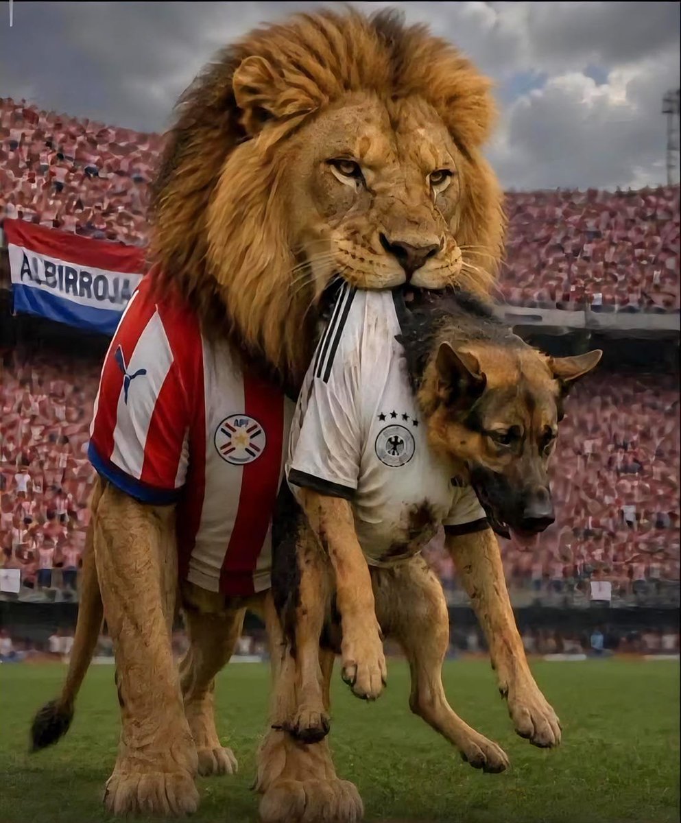 YsapyParaguay's tweet photo. @Apostalapy El LEÓN Guaraní nunca se rinde 🇵🇾🥹🔥 https://t.co/IFFTfj0vtB