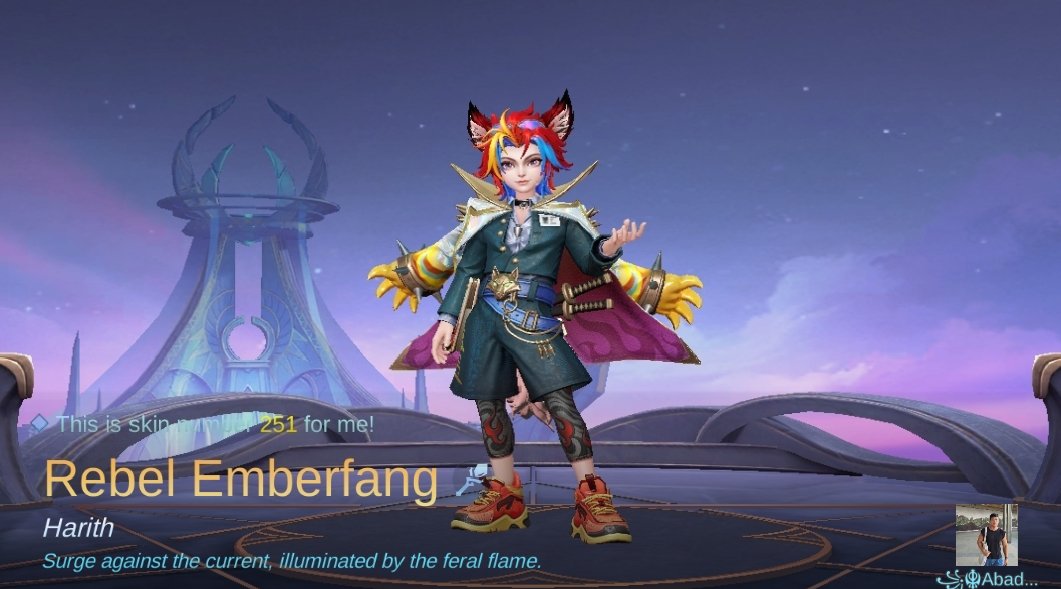 itsmarpadiernos's tweet photo. I just obtained a new skin Rebel Emberfang in Mobile Legends: Bang Bang! Let's face off against the world's best MOBA players together! 
https://t.co/B5WOSwiZe0 https://t.co/m9l6sN8Sl1