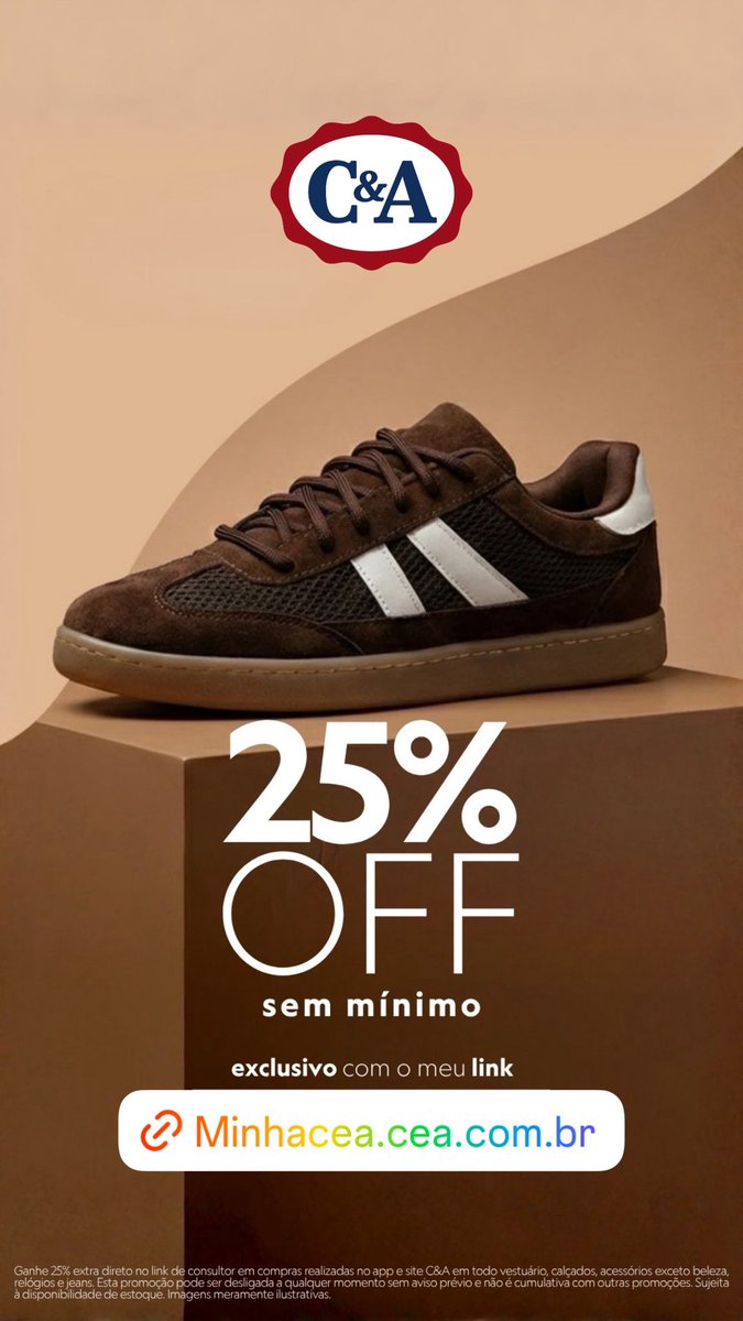 cupomdalaine's tweet photo. Do casual ao mais fashion, o tênis é o curinga perfeito pra compor looks!

🏷️Cupom: VEM30  
🔗 https://t.co/6nOiNkqNPG

Use meu link acima e ganhe 25% OFF em TODA LOJA C&amp;A cea🛍️ https://t.co/zxlwjn3Odd