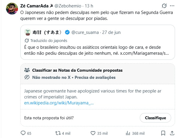 WarMelCAT's tweet photo. @vi_lust Eles não tem culpa se o ESTADO JAPONES não quer pedir desculpa seu acéfalo @vi_lust @Zebohemio , e na verdade é mentira ele pediu desculpas SIM você tomou nota CHUPA. Tudo inveja porque eles  tem um IDH melhor(infelizmente) que a gente kkkkkkkkkikkkk https://t.co/MPGACAuhIz https://t.co/dR2zjk6ZPS