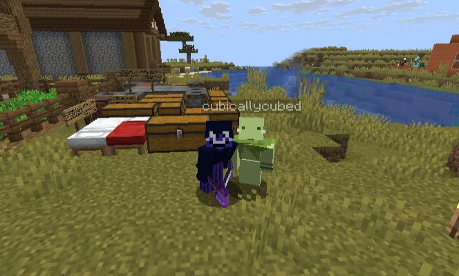yippeengton's tweet photo. minecraft with cube :o) https://t.co/YVZNZ4Gufu