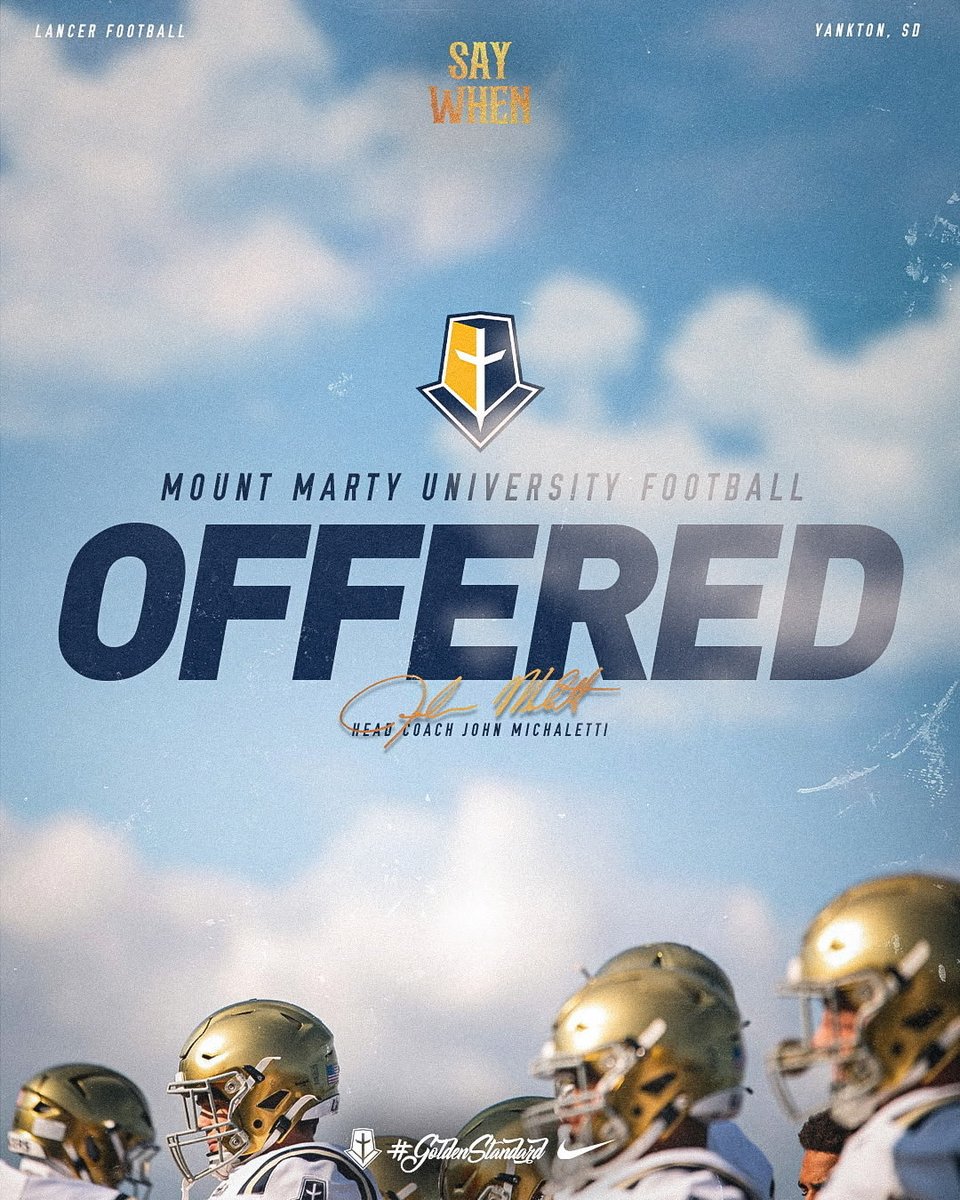GriffinMelichar's tweet photo. Had a great time today at @MMULancersFB and @MichalettiCoach learned more about their culture and program and I am blessed to receive an offer to compete at the next level!
@LNSFootball @LKreizel @TyrellKlein4 @performance3pp https://t.co/D17G7J9FNb