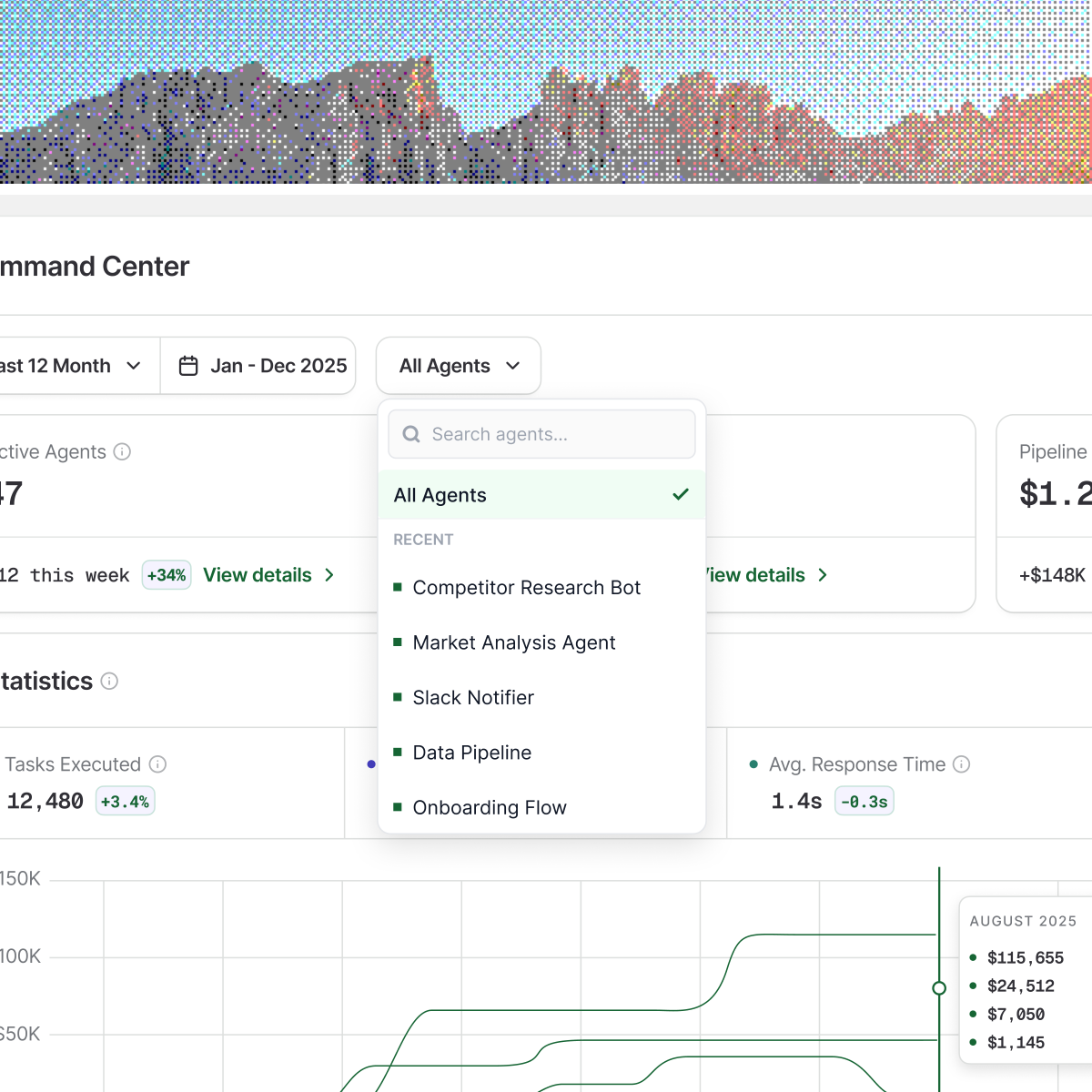 vicseks's tweet photo. Designed an AI agent management dashboard in Figma today. Deploy agents, monitor utilization in real time, track task success rates. 💫 https://t.co/u2DTmz9VBR